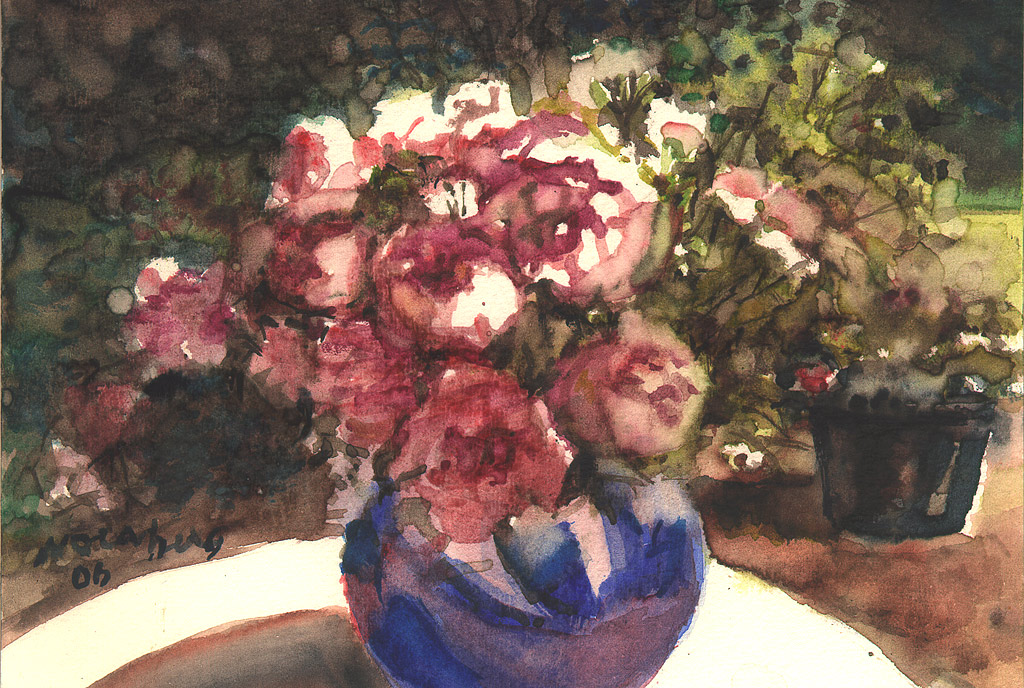 Opera Nora Berg - Boccioli di Peonia
