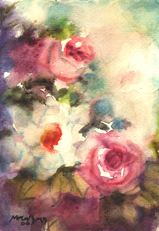 Opera Nora Berg - Le Rose di Marilena