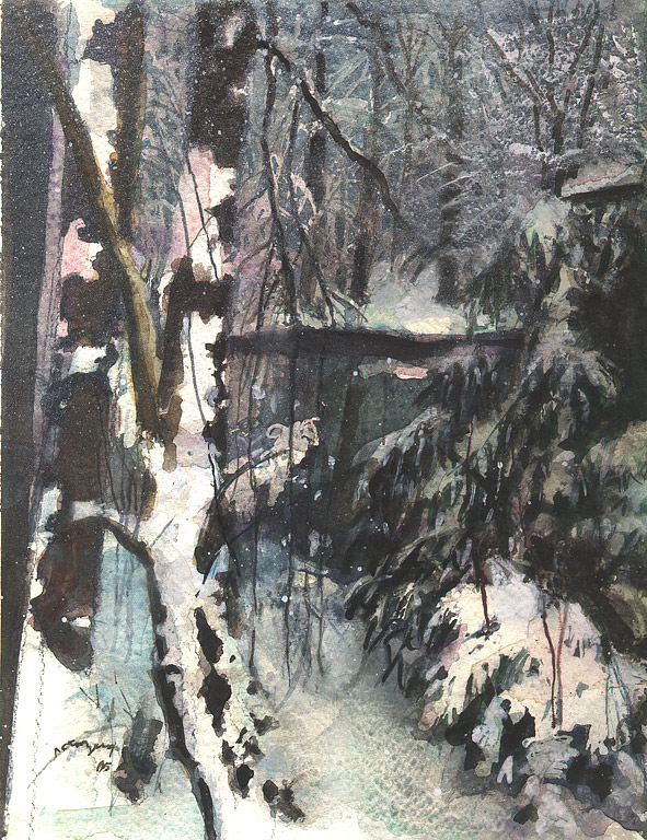 Opera Nora Berg - Veduta del Parco di Monza
