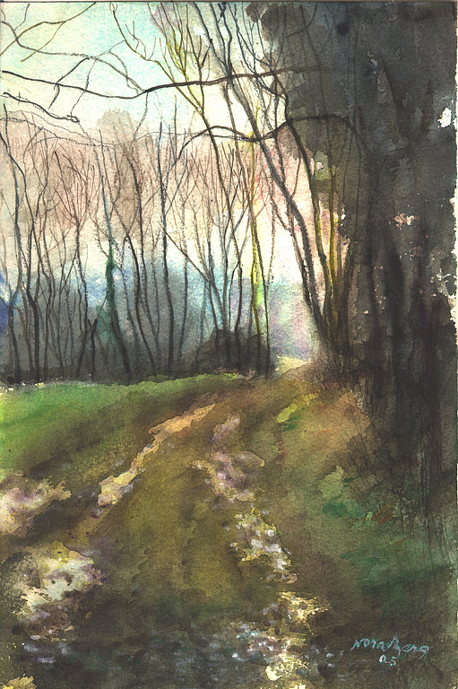 Opera Nora Berg - Bosco d'inverno