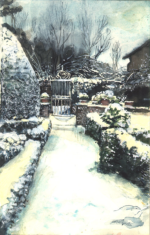 Opera Nora Berg - Giardino francese