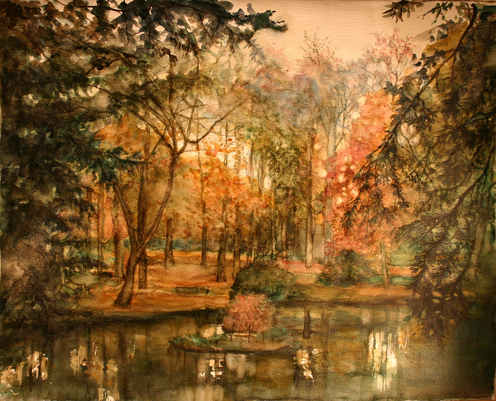 Opera Nora Berg - Parco d'autunno