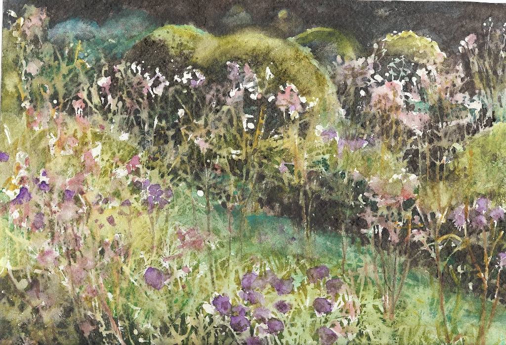 Opera Nora Berg - Prato in fiore